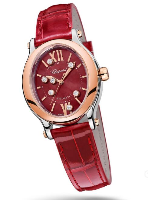 Review Chopard Happy Sport Oval Automatic Replica Watch 278602-6006